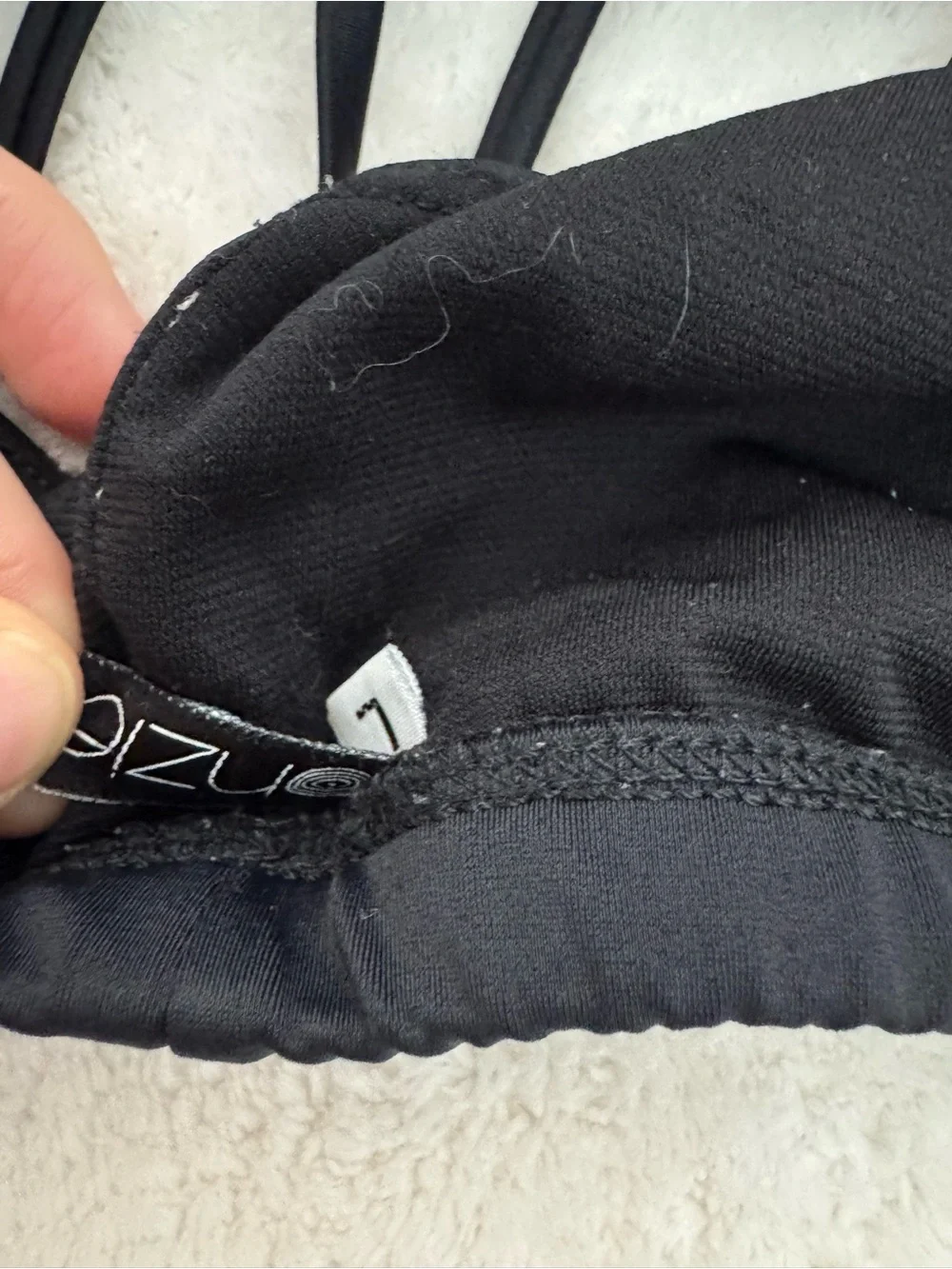 Onzie Black Strappy Back Sports Bra